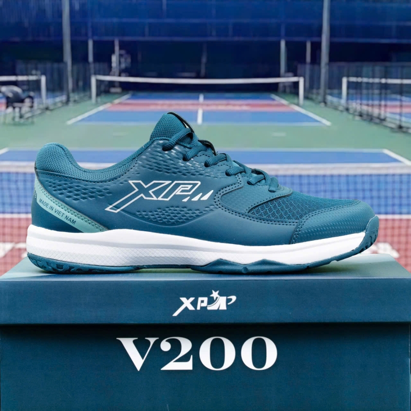 Giày thể thao XP - V200 chuyên nghiệp chơi bộ môn pickleball,tennis, cầu lông, bóng chuyền, bóng bàn,chạy bộ ( Nam- Nữ )